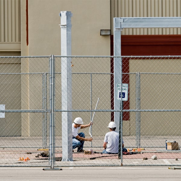how much time can i rent the temporary fence for my work site or event in Otisco Michigan
